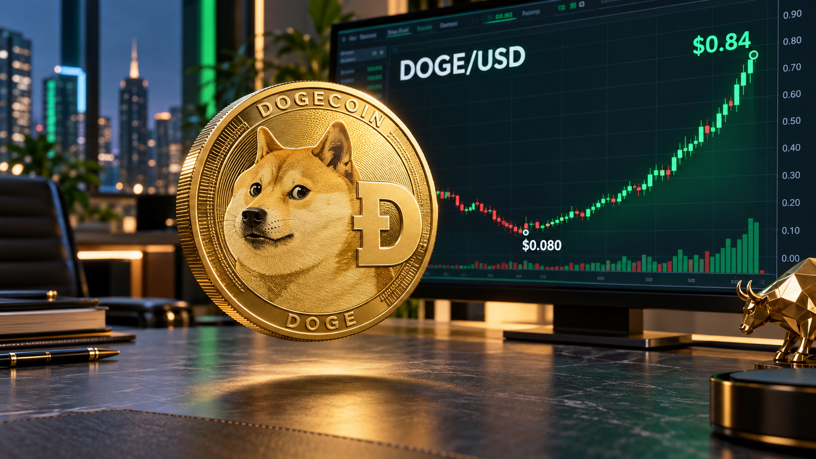Dogecoin Holds Near $0.084 as ETF Outflows and Whales Trim Holdings