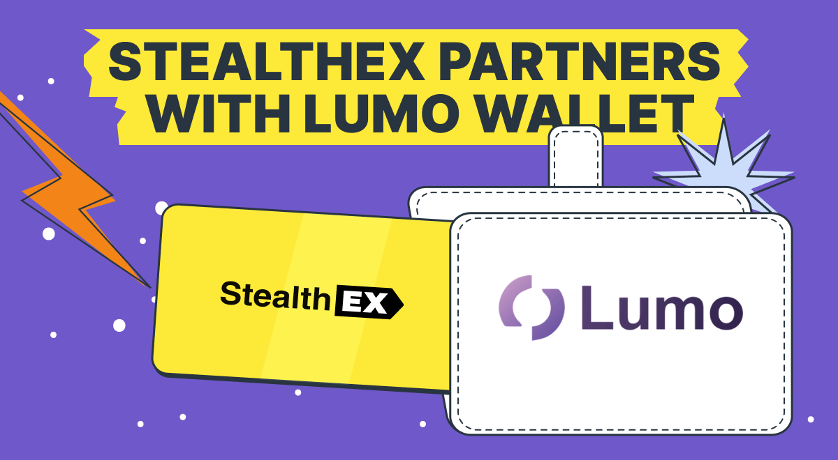 Lumo Wallet Integrates StealthEX for Non-Custodial Swaps of 2,000+ Cryptos