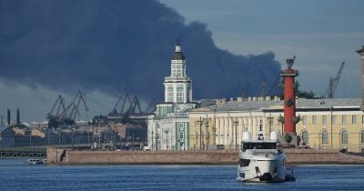 Ukrainian Drones Strike Oil Terminal in St. Petersburg During Economic Forum