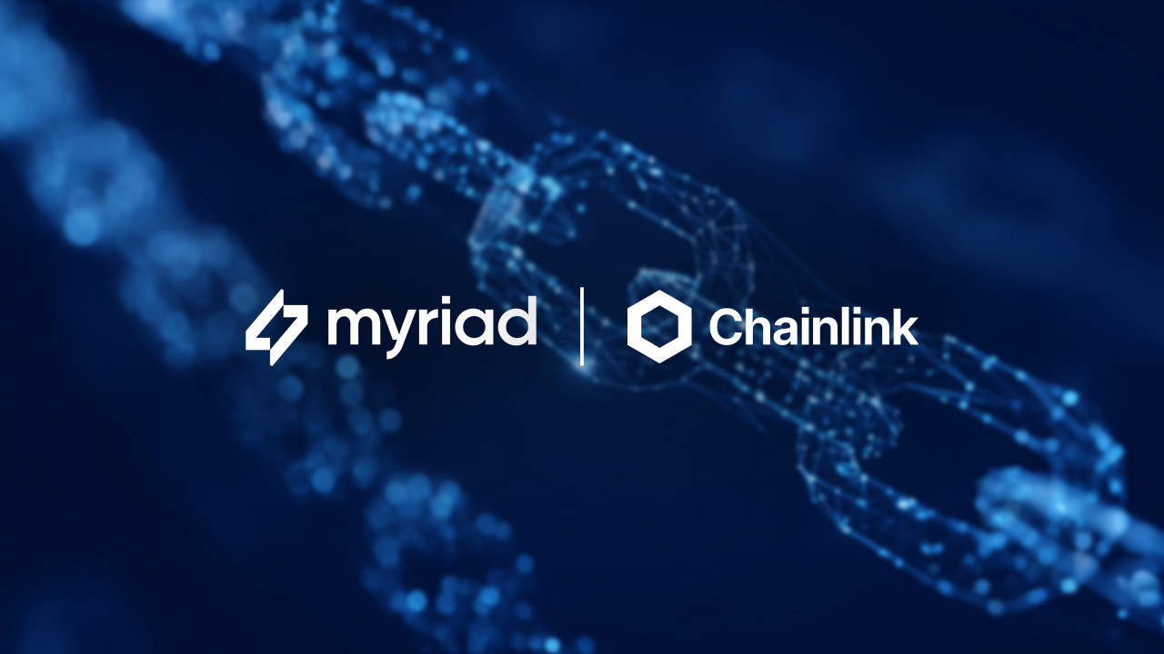 Myriad Taps Chainlink as Oracle Provider for Instant-Settlement Prediction Markets