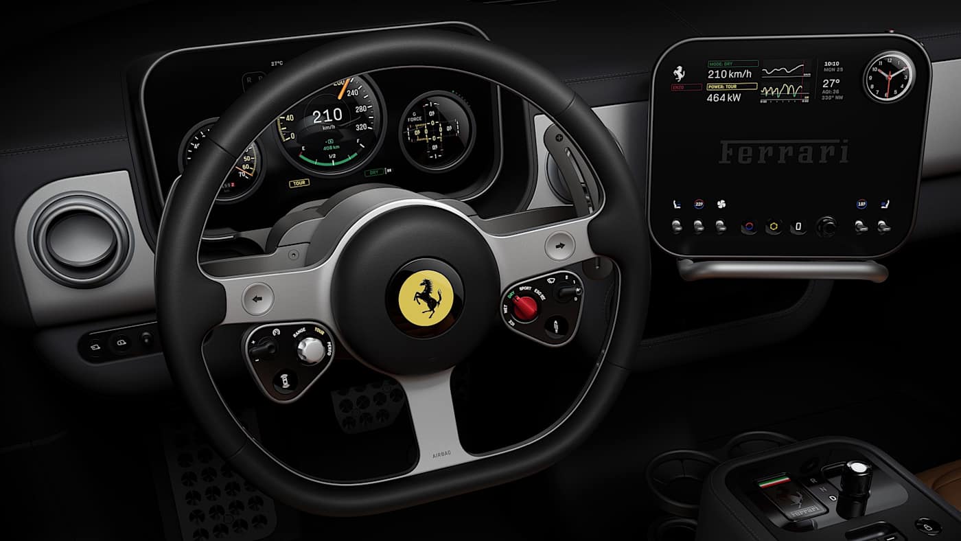 La prima auto elettrica di Ferrari, 'Luce', presenta un design firmato LoveFrom di proprietà di OpenAI