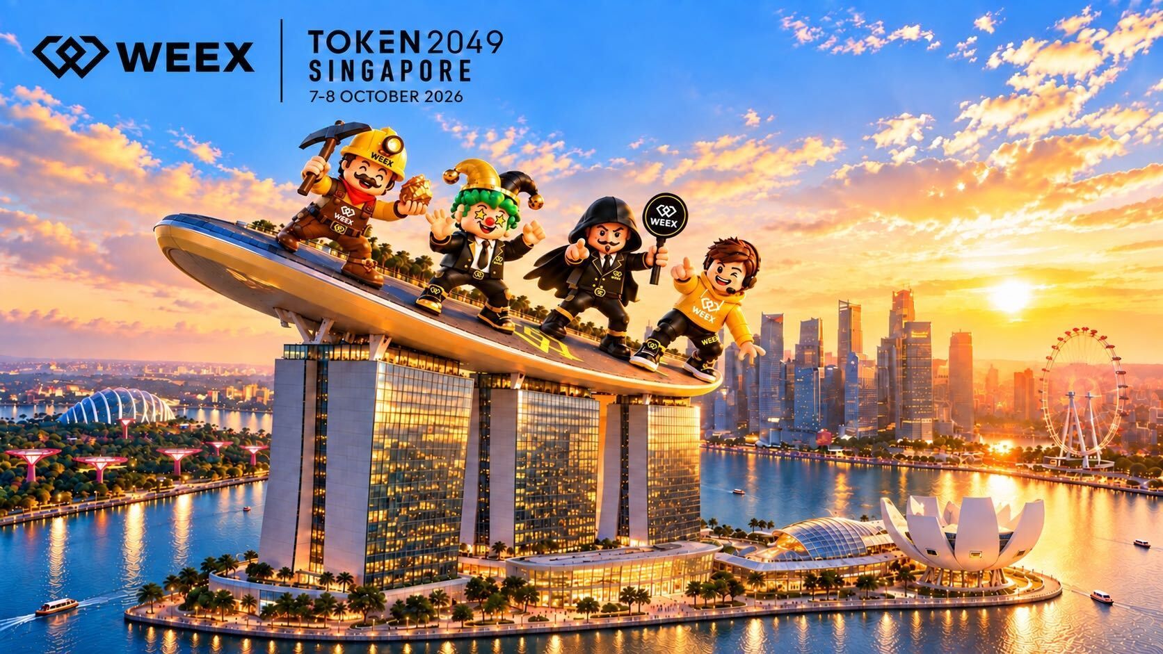 WEEX Returns to TOKEN2049 Singapore as Platinum Sponsor for Third Year