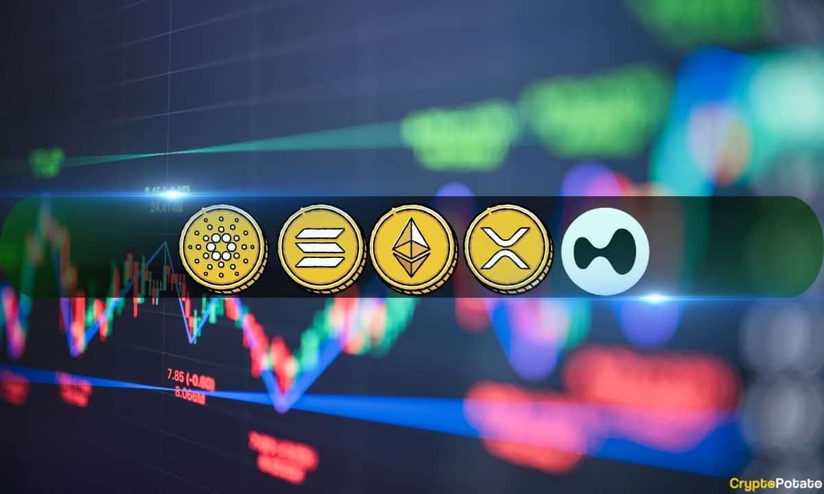 Ethereum, XRP, Cardano Lead Mixed Week as Key Levels Hold