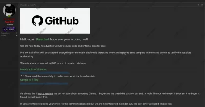 TeamPCP Hackers Infiltrate GitHub, Steal 3,800 Internal Code Repositories