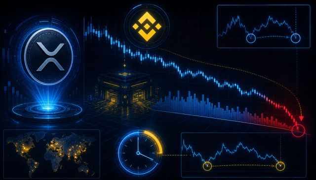 XRP Perpetual Volume on Binance Nears 19-Month Low as Price Treads Water