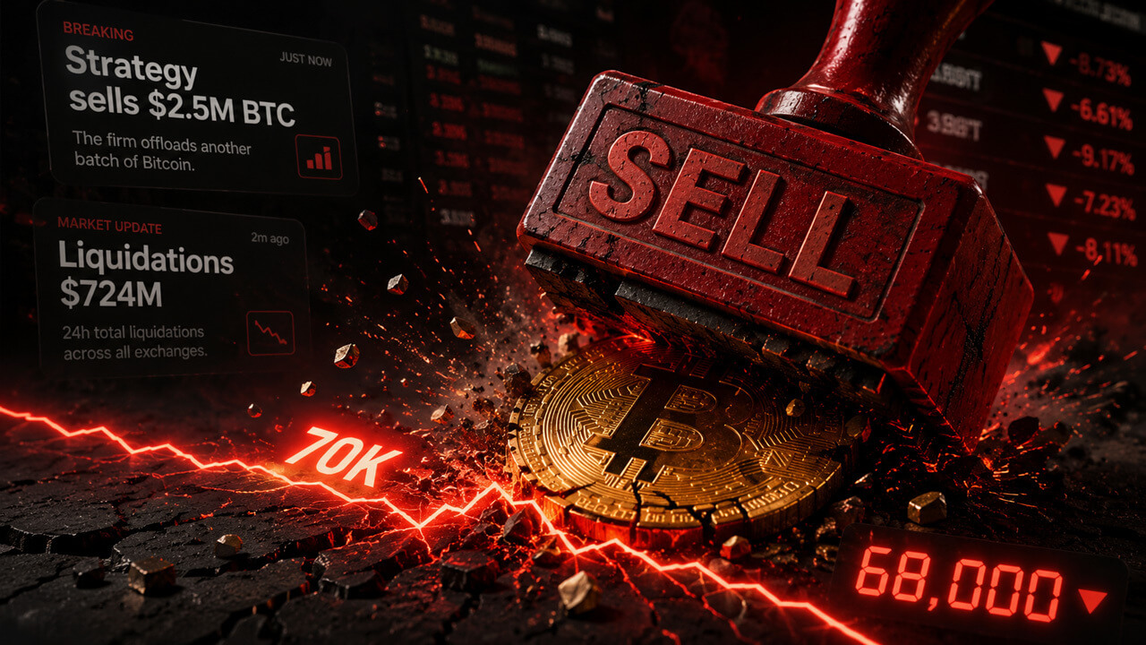Bitcoin Flash Crashes Below $68,000, Triggers $1 Billion in Liquidations