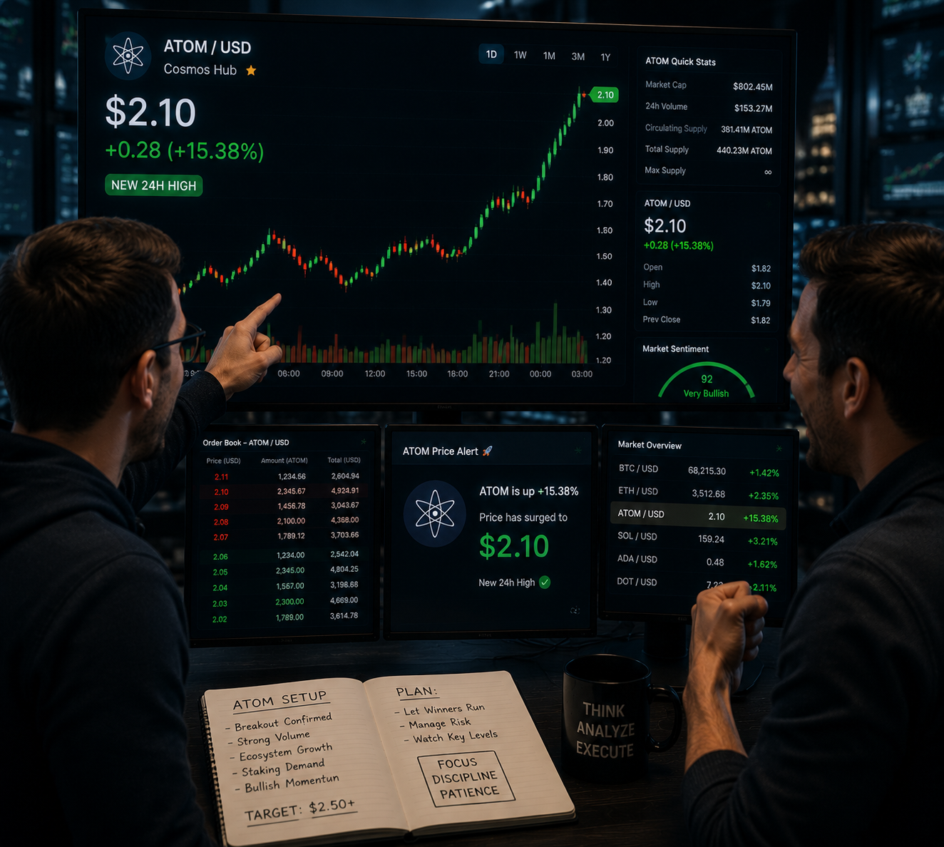 ATOM Surges 8% as Cosmos Hub Partners with Injective for USDC Integration