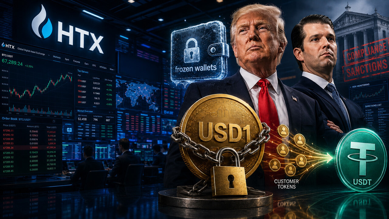 HTX to delist WLFI's USD1 stablecoin after sanctions-linked wallet freeze