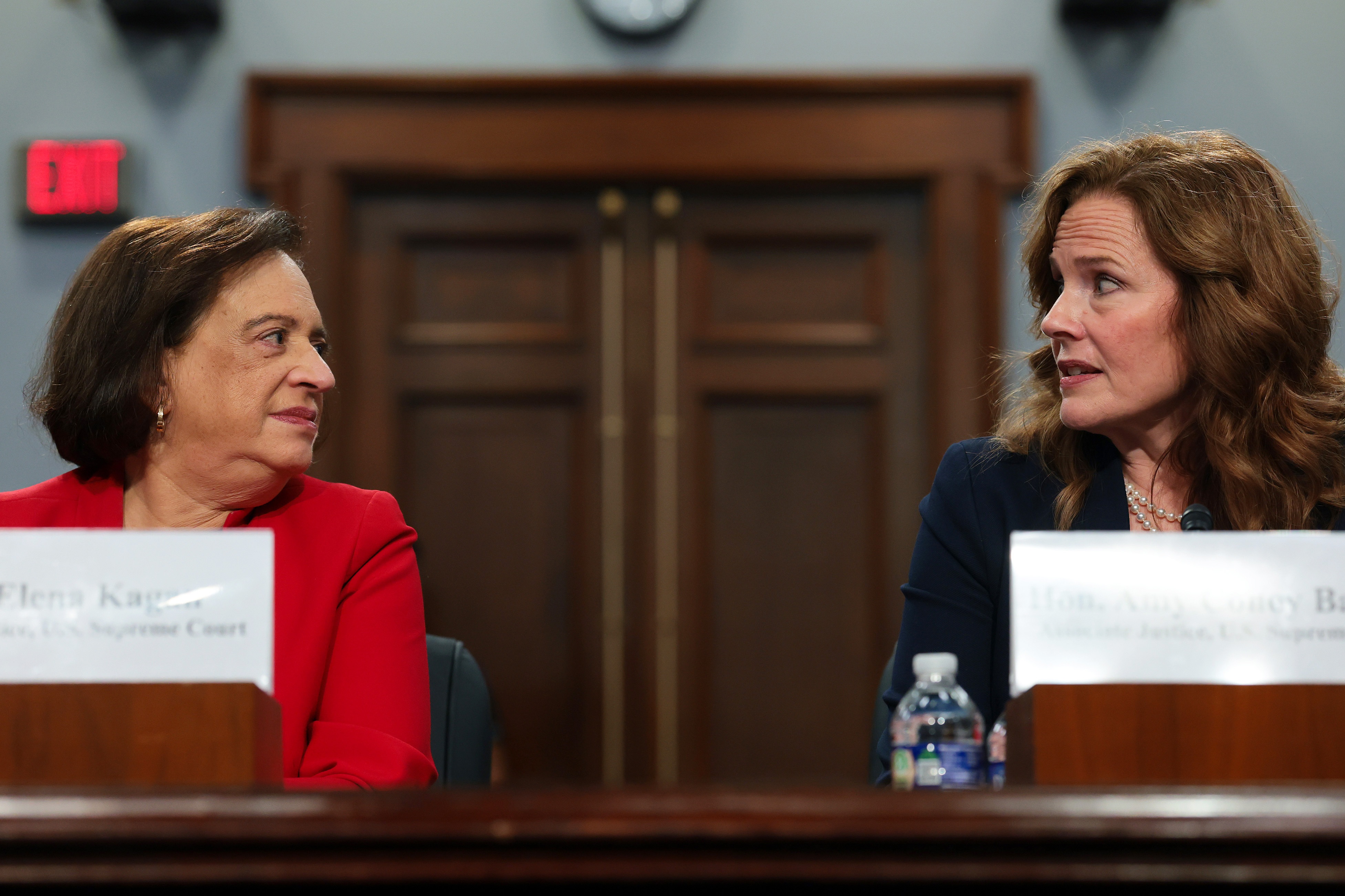 Supreme Court Justices Kagan, Barrett Discuss Security Funding with Lawmakers
