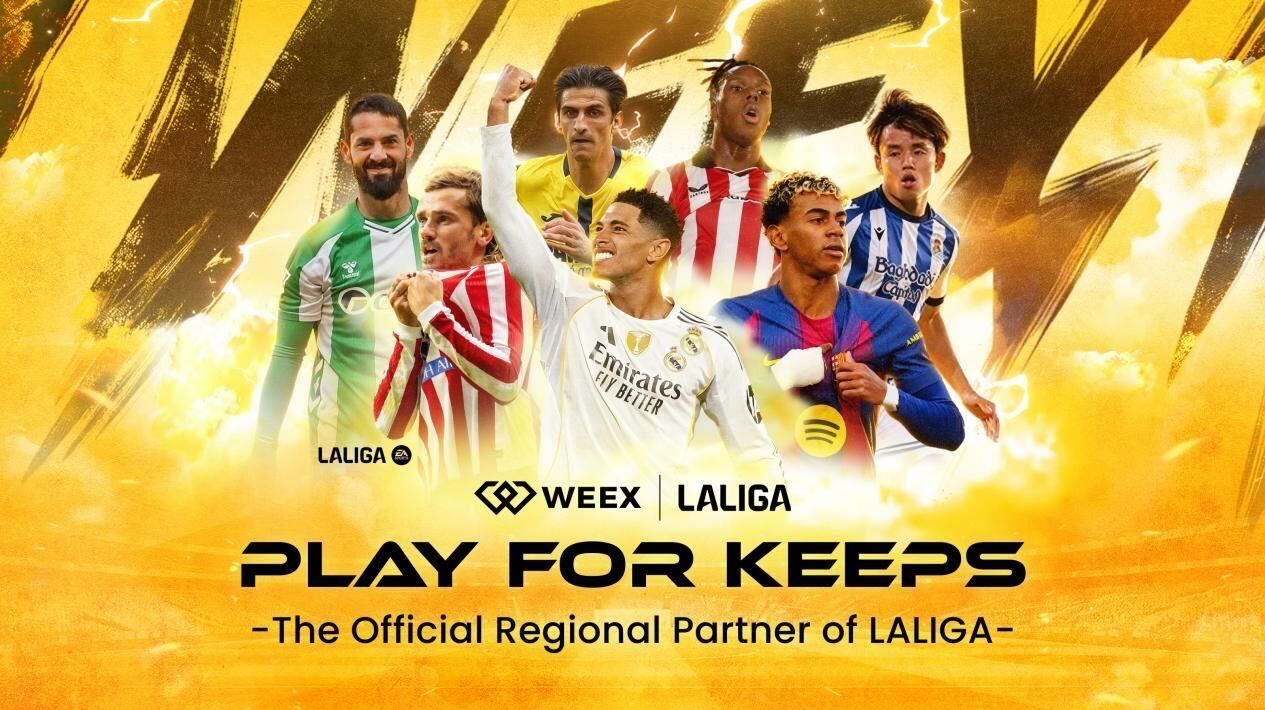 WEEX Signs LALIGA Partnership for Taiwan and Hong Kong Crypto-Football Push