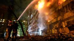 Zelensky Says Russian Ballistic Missiles Hit Kyiv Power Plant, No Early Warning From Partners