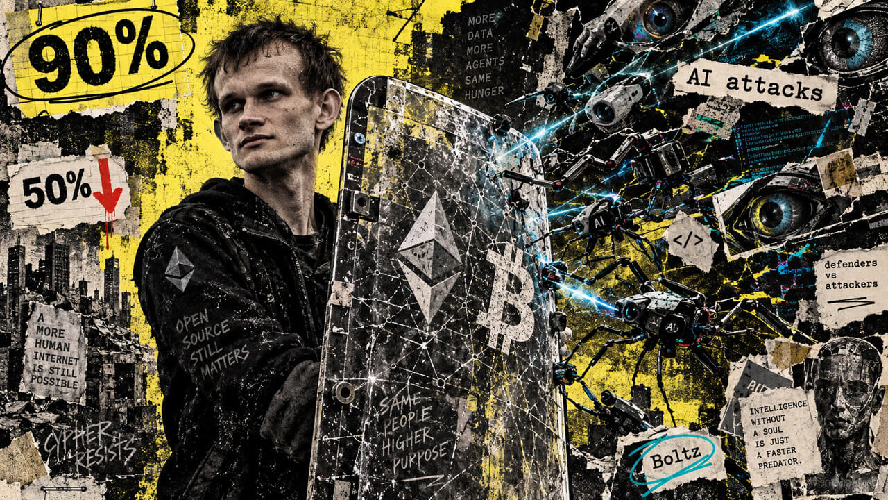 Buterin Bets 90% of His Net Worth That AI Won't Break Crypto