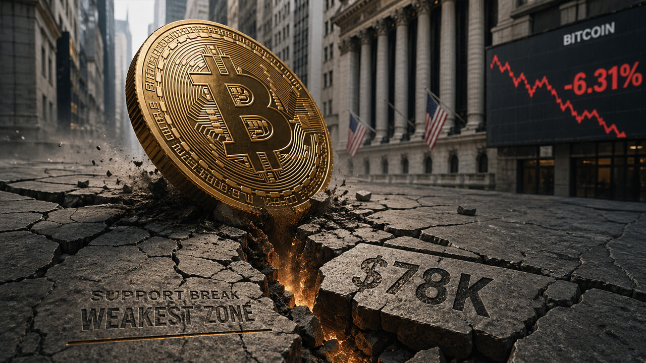 Bitcoin Slides Below $78,000 as Traders Brace for Options Expiry