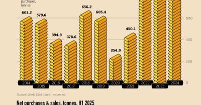 Central Banks Bought 244 Tonnes of Gold in Q1, Moving Reserves Home