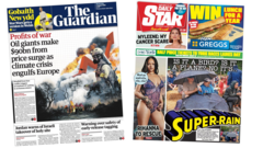 UK Press Leads With Oil War Profits and Super-Rain; Crypto Markets Shrug