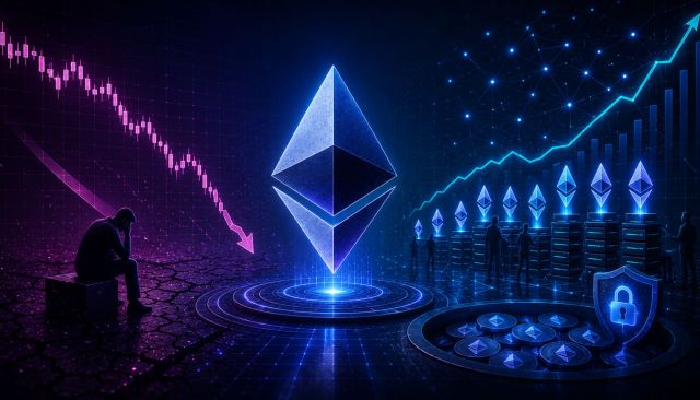Stakimi i Ethereum Arrin 39 Milion ETH por Stabilizohet kur Çmimi Mbahet nën $2,300