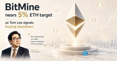 BitMine scoops up $19M in Ether, nears 5% of total supply