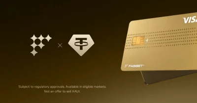 Tether and Fasset Launch Gold-Backed Stablecoin Visa Card With 6% Cashback