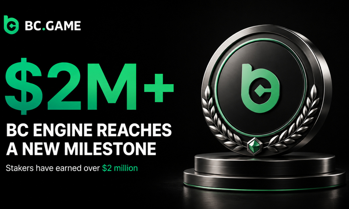 BC Engine Stakers Rewarded With $2.1M in $BCD Weeks After Launch, BCGame Coin Hits Fresh Highs