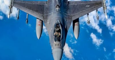 Ukrainian F-16 Downs Russian Drone in Aerial Engagement