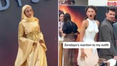 TikTok Creator Zainab Jiwa Says Zendaya's Jaw Dropped on Red Carpet