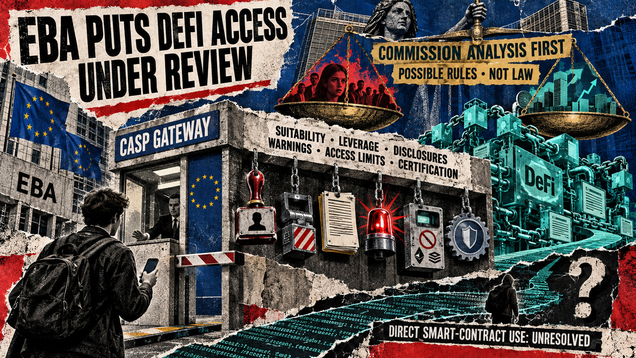 EBA Asks Brussels to Study MiCA Rules for DeFi Lending Access