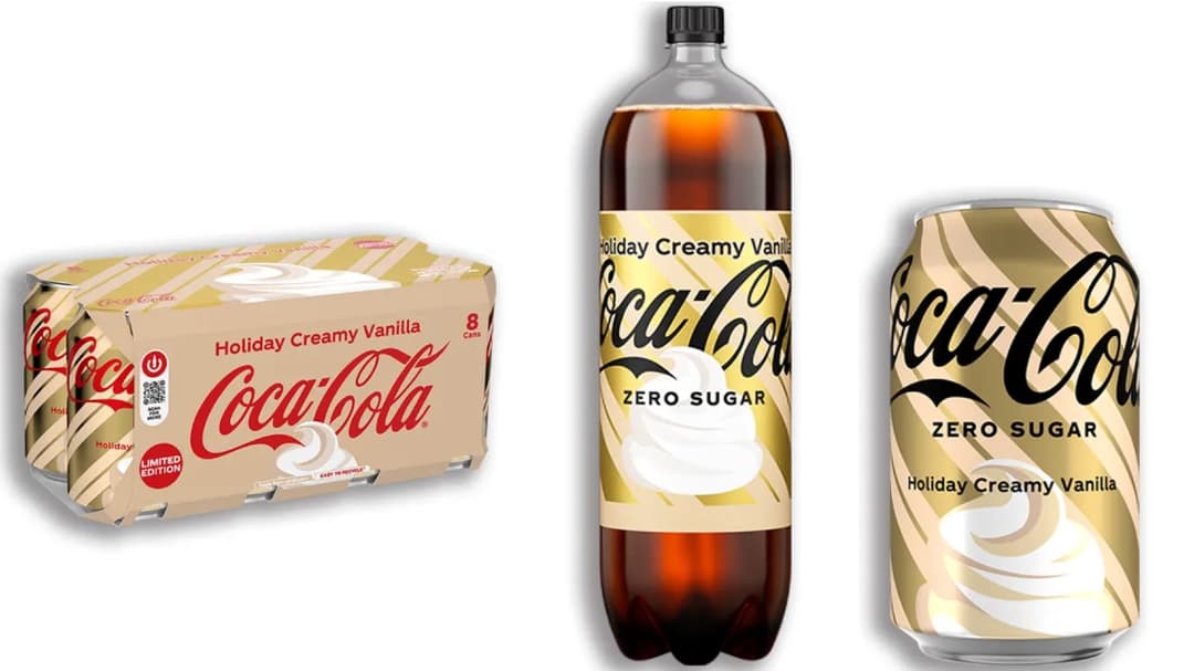 Coca-Cola Launches UK-Only Holiday Creamy Vanilla Flavour