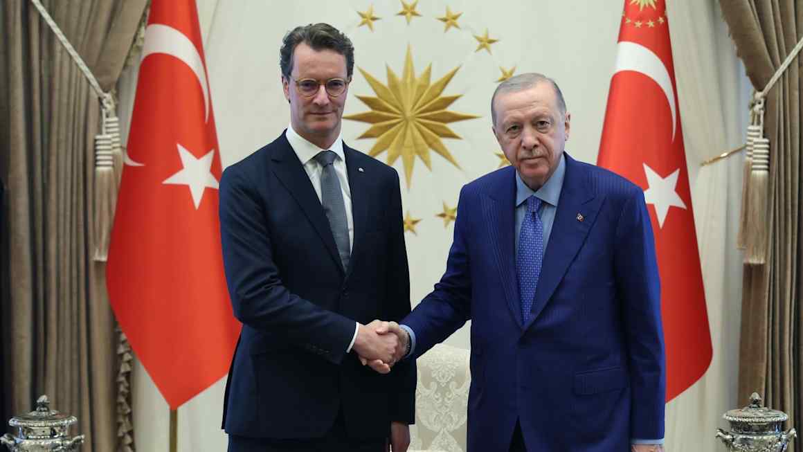 Erdoğan Meets German State Premier Wüst as Chancellor Speculation Grows