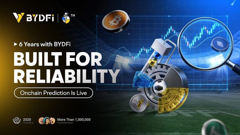 BYDFi Unveils Prediction‑Market Platform as Part of 6th‑Anniversary Celebration