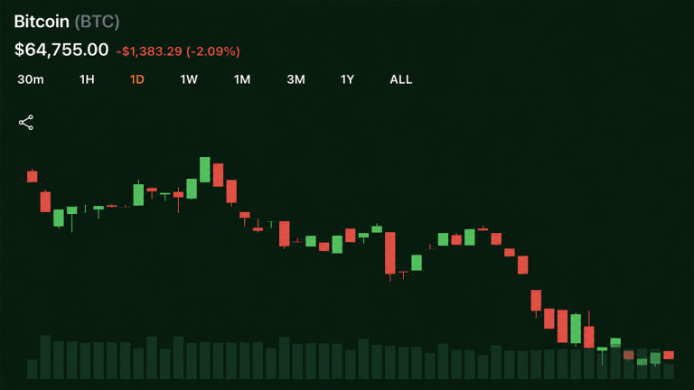 Bitcoin Slips Below $64.7K as CLARITY Act Talks Stall, $42M in Longs Liquidated