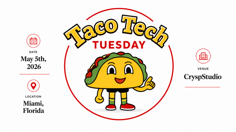 Taco Tech Tuesday Hosts Cinco de Mayo Event in Miami During Consensus Week