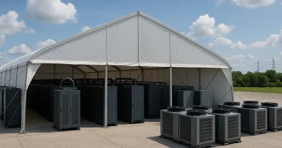 Meta Turns to Tent-Based Data Centers for AI Infrastructure Push