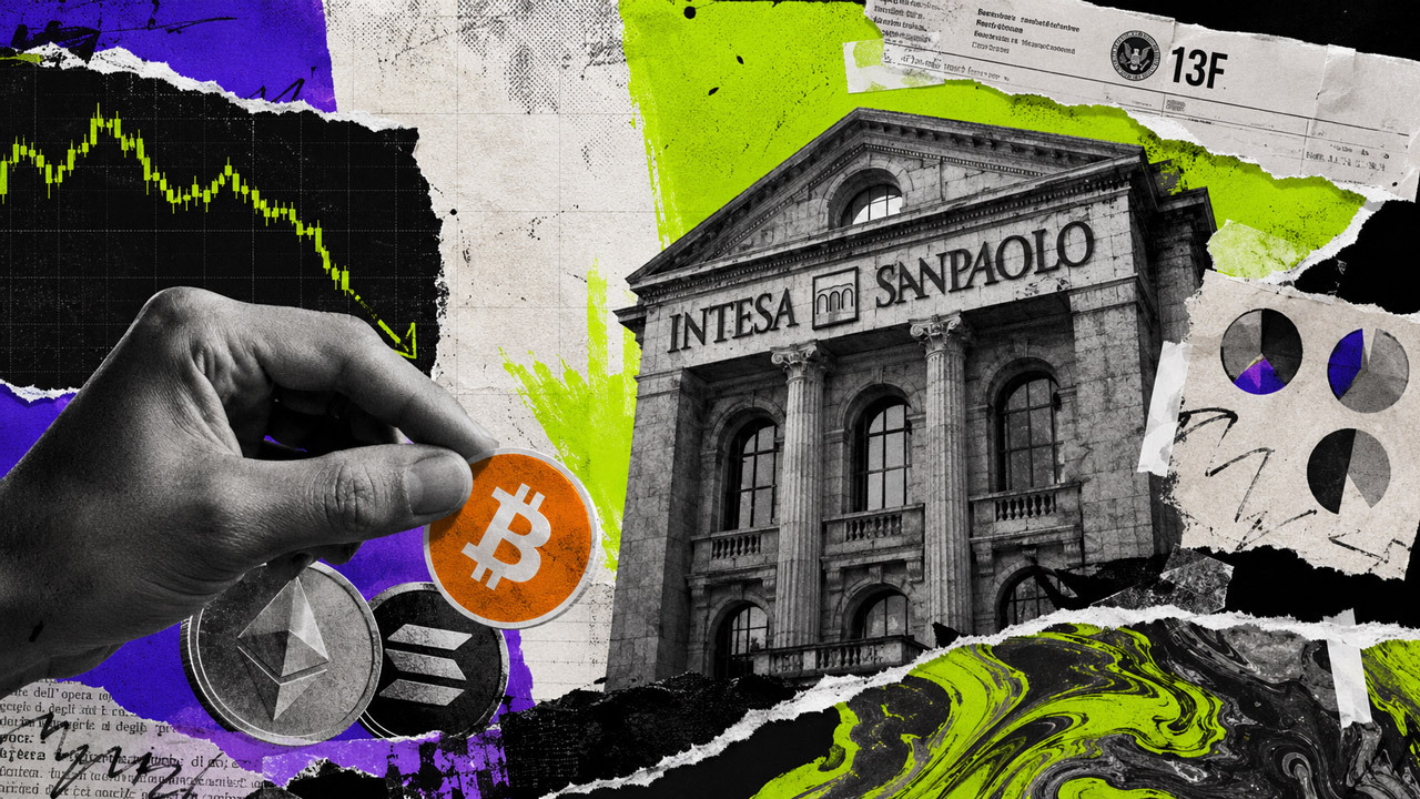 Intesa Sanpaolo Cuts Bitcoin ETF Stake 99%, Adds Put Position, Triples Ether Holdings