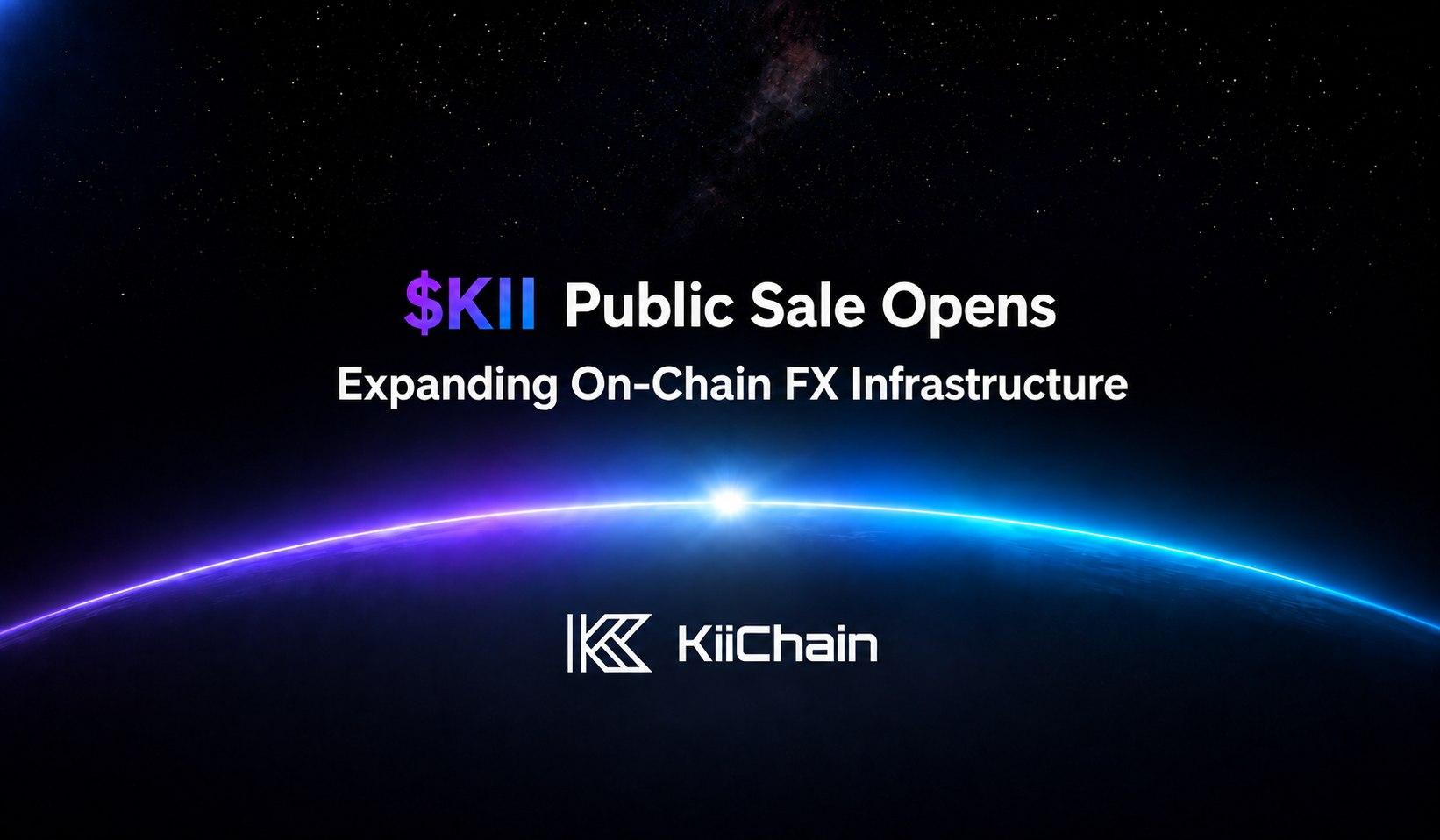 KiiChain Opens Public Token Sale for KII Utility Token