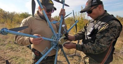 Ukrainian Drone Strikes Kill 7, Hit Russian Oil Depot and Logistics Hubs