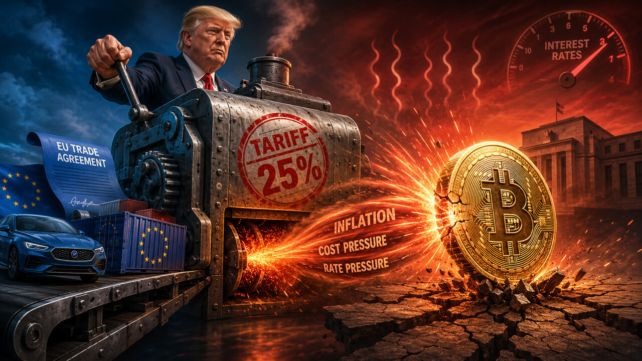 EU-US Trade Deal Stalemate Pressures Bitcoin Amid Inflation Fears