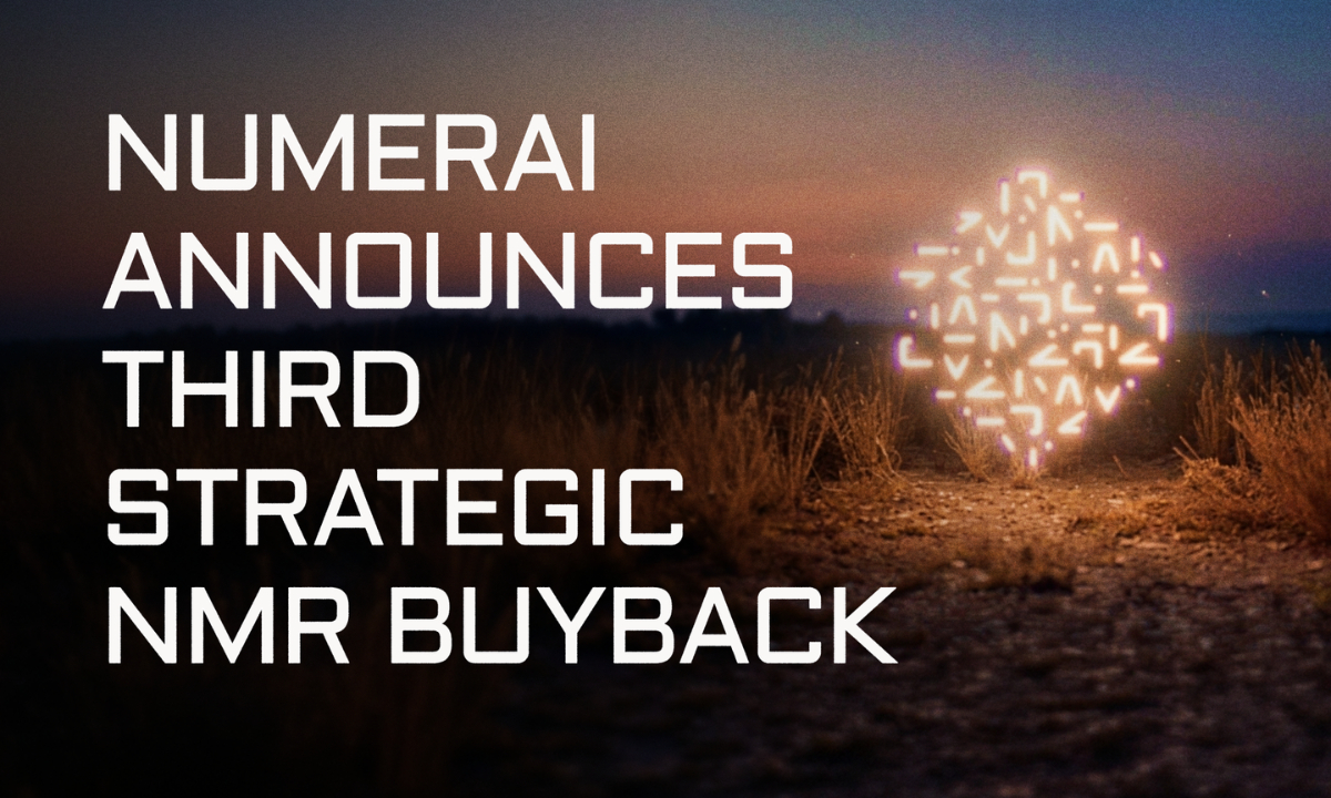 Numerai Completes Third NMR Buyback, Treasury Now Holds 3.1M Tokens