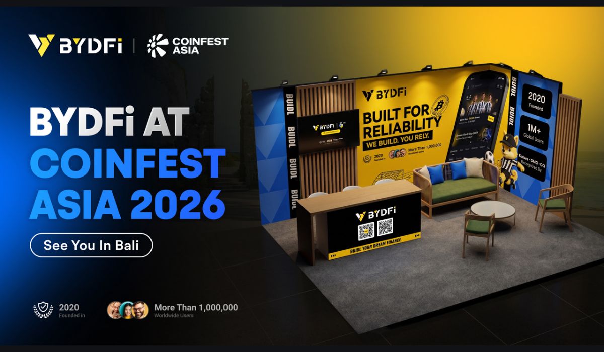 BYDFi Joins Coinfest Asia 2026 as Gold Sponsor