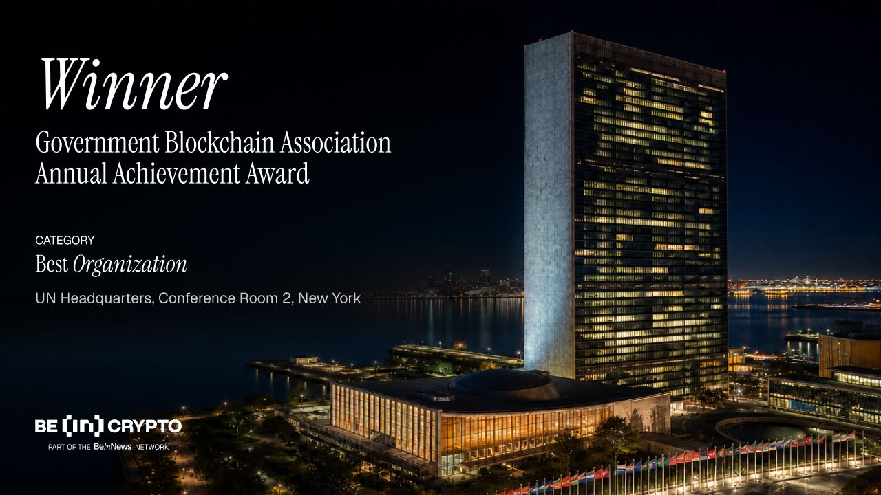 BeInCrypto Wins GBA's 2026 Best Organization Award at UN Summit