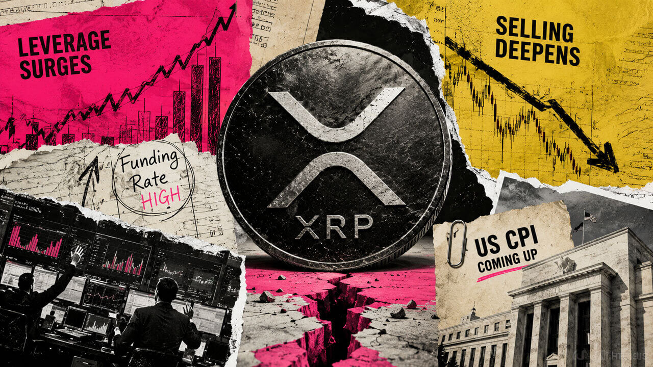 XRP自2024年11月以来首次跌破1美元,杠杆头寸增加