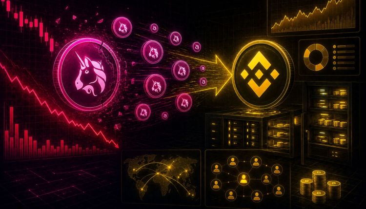 Uniswap (UNI) Drops to $3.02 as 6,019% Surge in Binance Inflow Points to Large-Holder Selling