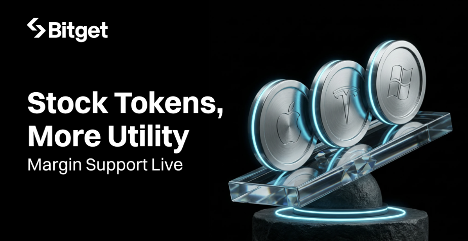 Bitget Adds 15 Tokenized Stocks and ETFs as Margin Assets for USDT-M Futures