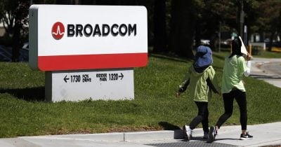 Broadcom Selloff Drags Nasdaq Lower as Dow, S&P Hit New Highs