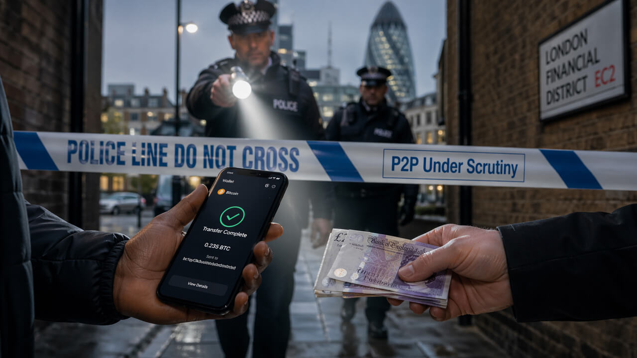 UK Police and FCA Jointly Raid Eight London Addresses in First Coordinated Crackdown on Unregistered P2P Crypto Traders