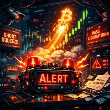 Bitcoin arrin $83K në një short squeeze, Wintermute paralajmëron se rritja 'nuk është organike'