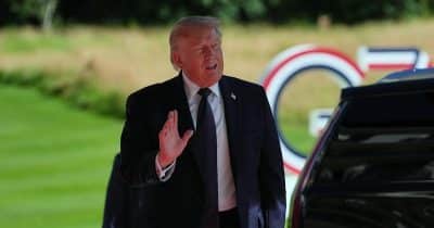 Trump Arrives in Evian as Global Tensions Dominate G7 Summit Agenda