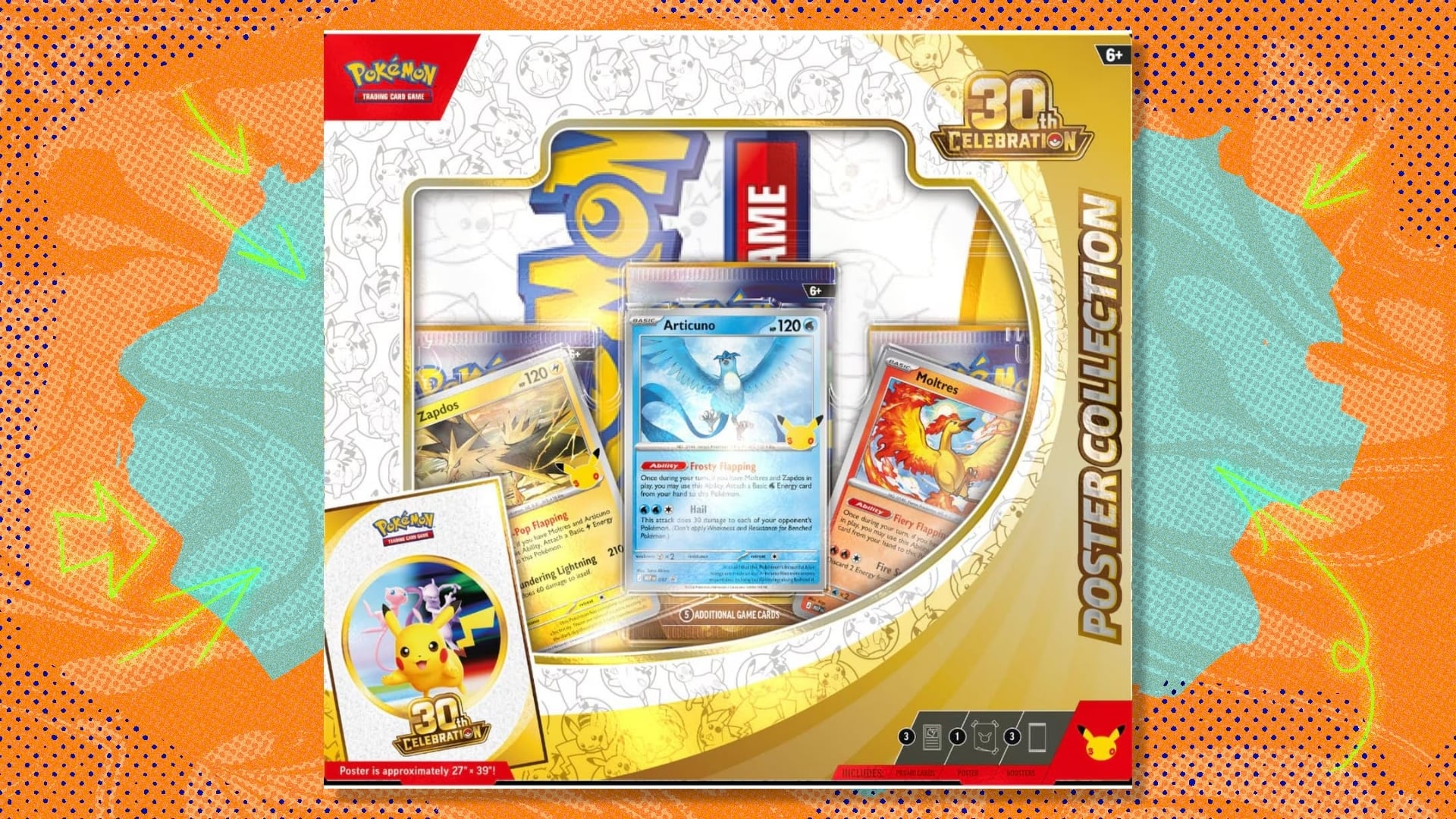 Pokémon TCG 30th Celebration Poster Collection and Mini Tins Hit Record-Low Prices on Amazon