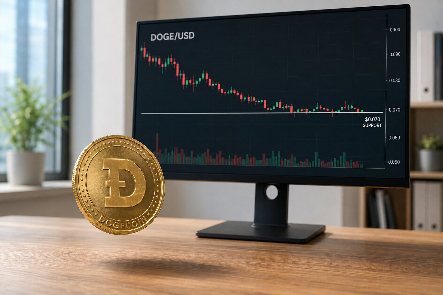 Dogecoin Holds Near $0.070 as Bullish Divergence and Rising Long Bets Signal Potential Reversal