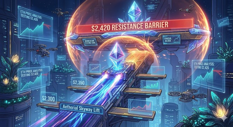 Ethereum Breaks Above $2,320 as Bullish Trend Line Holds