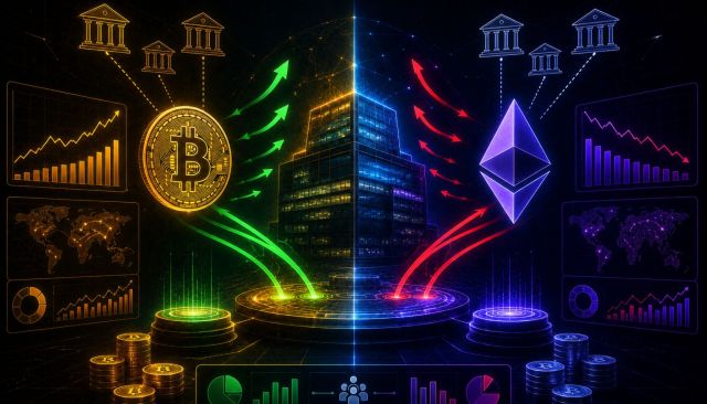 Bitcoin Fund Holdings Swell 7.2% as Ethereum Funds Shrink, Data Shows